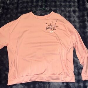 Nike Women's Light Pink Hoodie